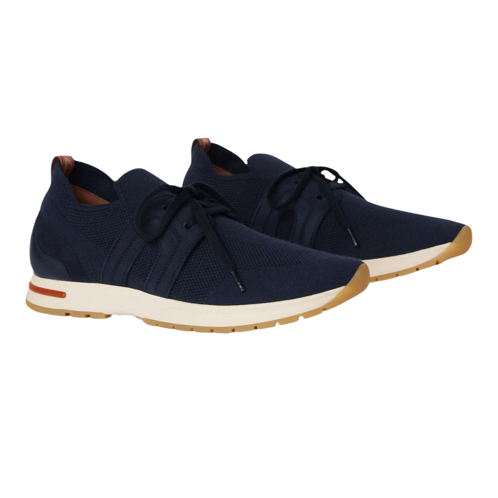 loro Piana 360 Flexy Walk Sneaker navy blue