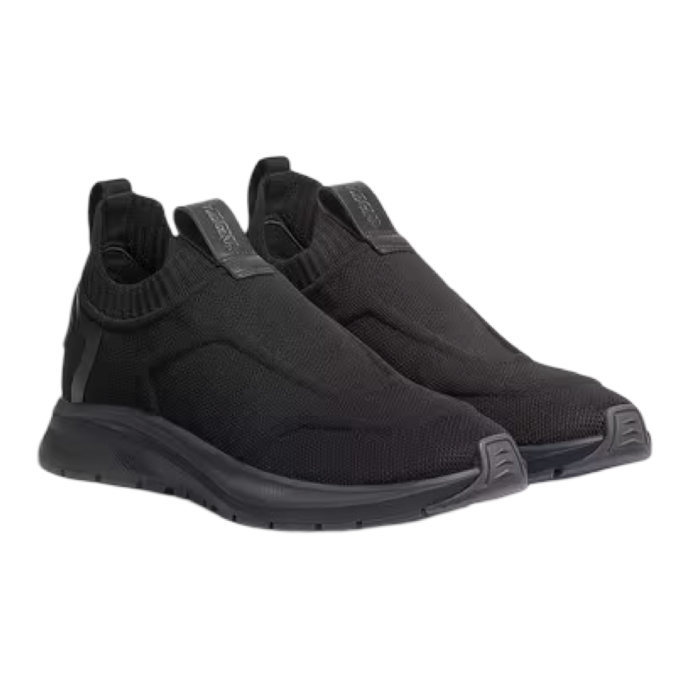 ZEGNA
Round-Toe Slip-On Sneakers