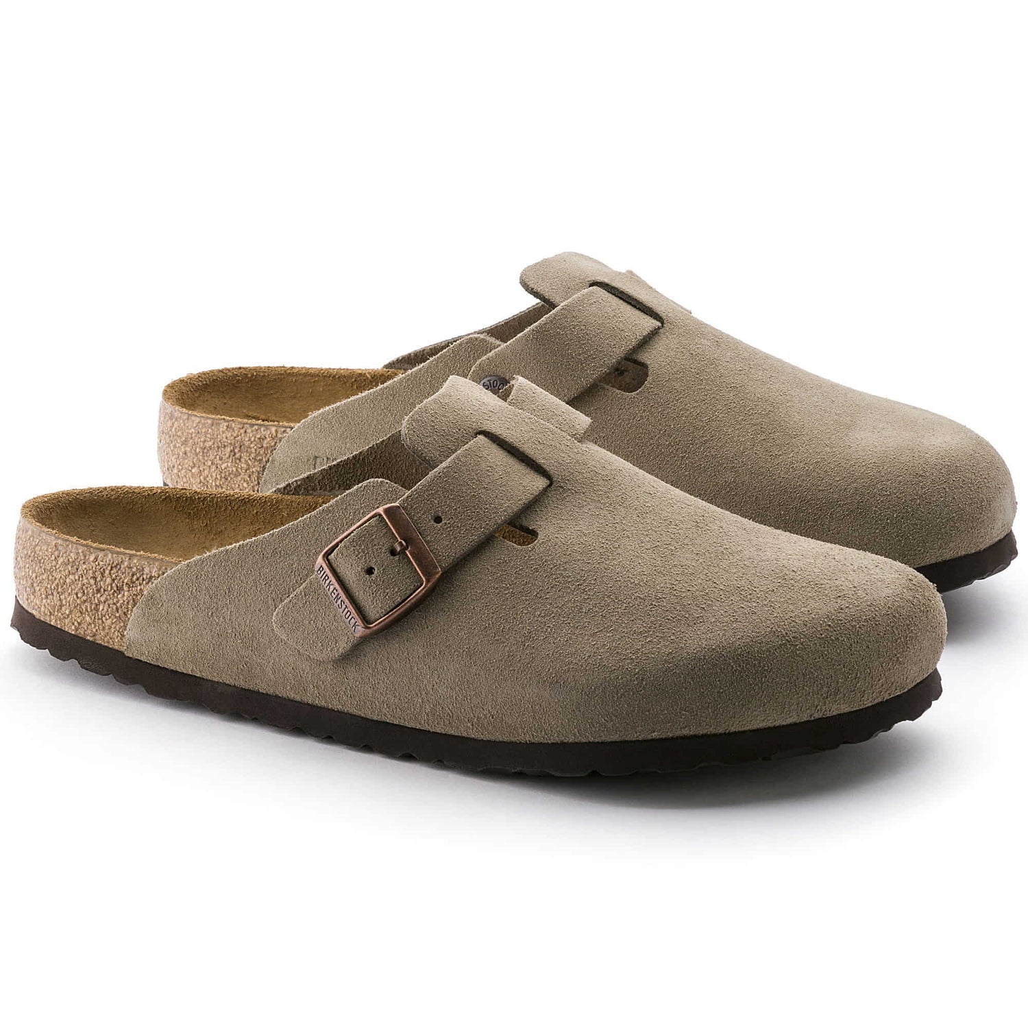 Birkenstock Boston Soft Fotbed Velvet Leather