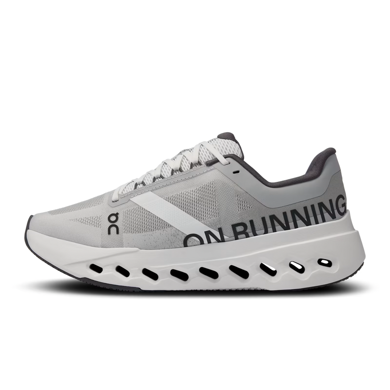 On Cloudsurfer Next Glacier/White
