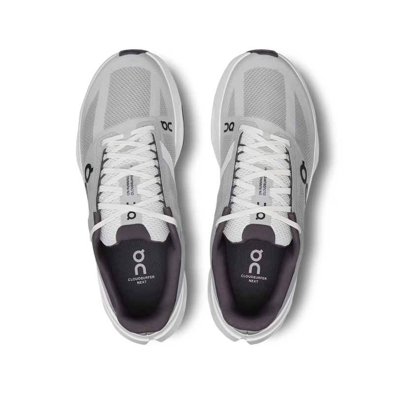 On Cloudsurfer Next Glacier/White