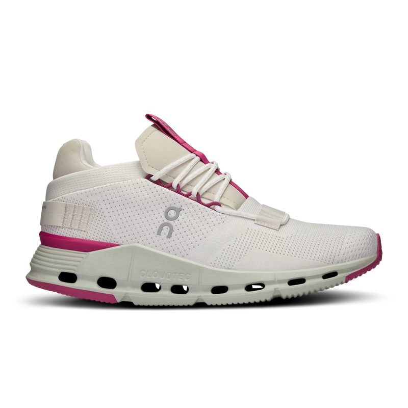 On Cloudnova Undyed/White/Carnation