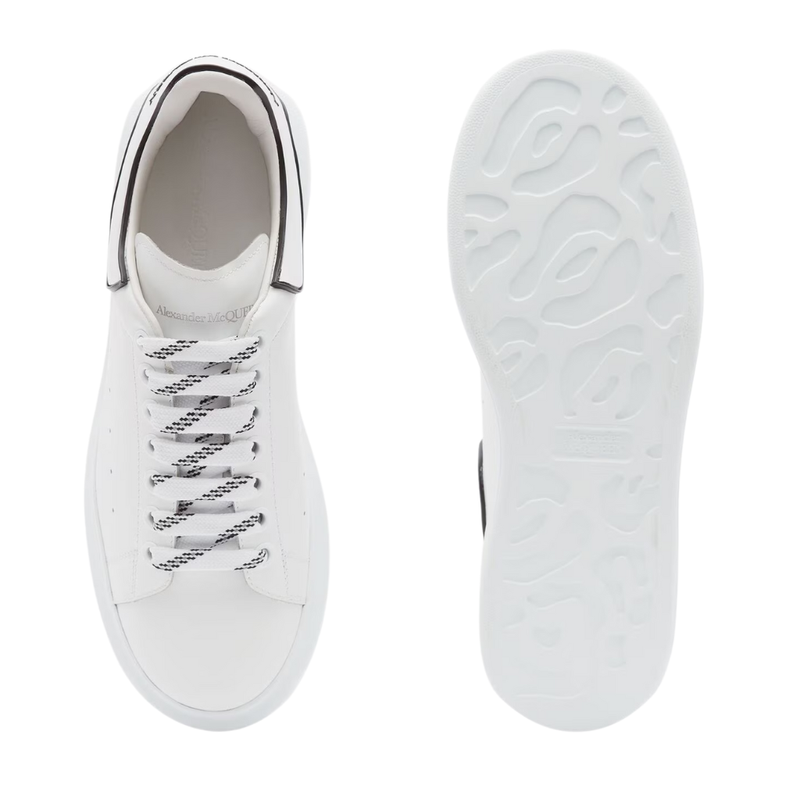 Alexander McQueen Oversized White Black Trim