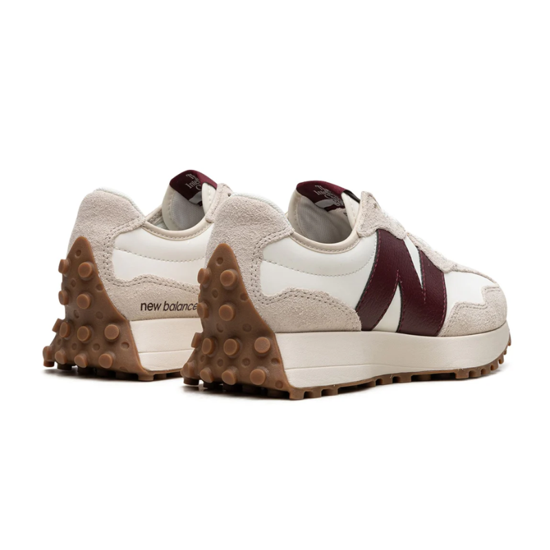 New Balance 327 'White Dark Red