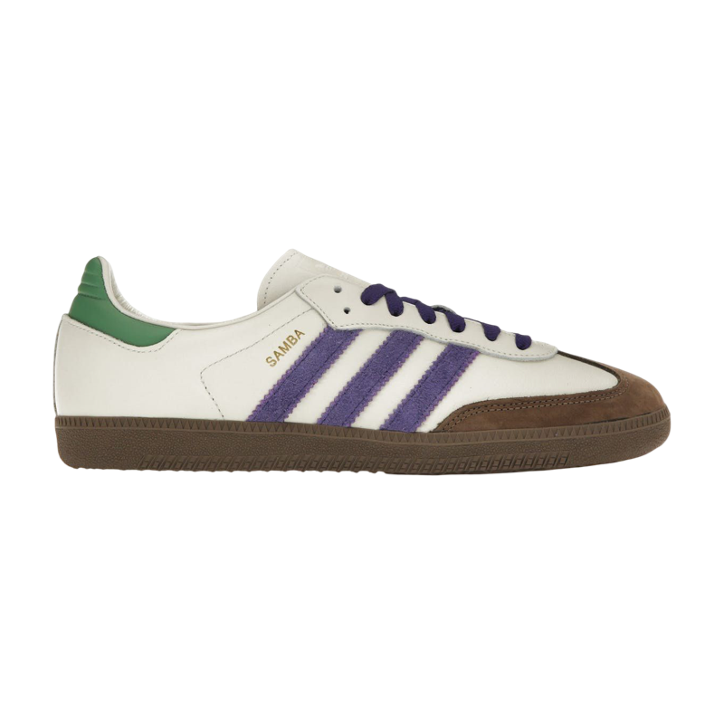 adidas Samba OG Off White Core Purple Green Brown