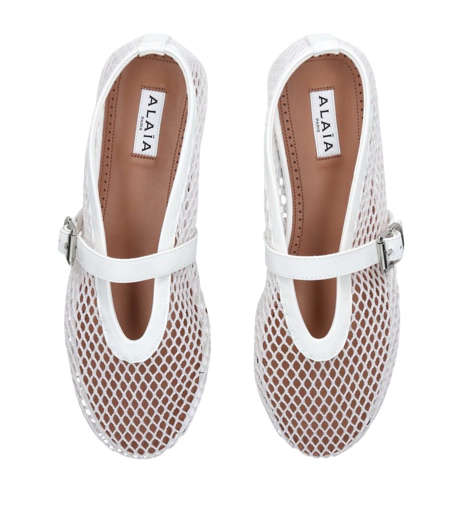 ALAÏA
Mesh Ballet Flats white