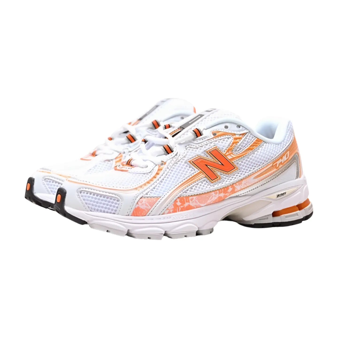 New Balance U740 - Trainers - silver-coloured/red