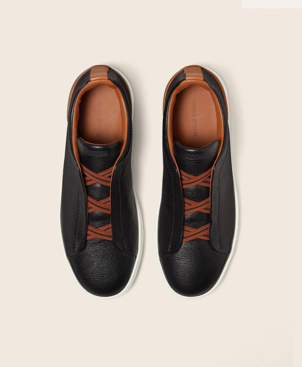Brown Deerskin Triple Stitch™ Sneakers