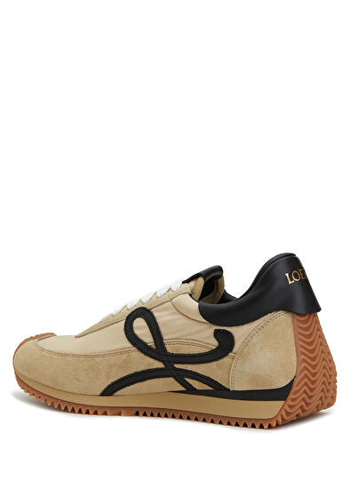 Loewe Ballet Runner 2.0 in nylon and calfskin Gold