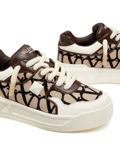 Valentino Garavani One Stud XL leather sneakers