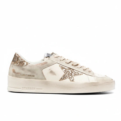 Golden Goose star-patch lace-up sneakers