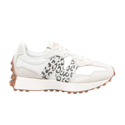 New Balance 327 leopard-print lace-up sneakers