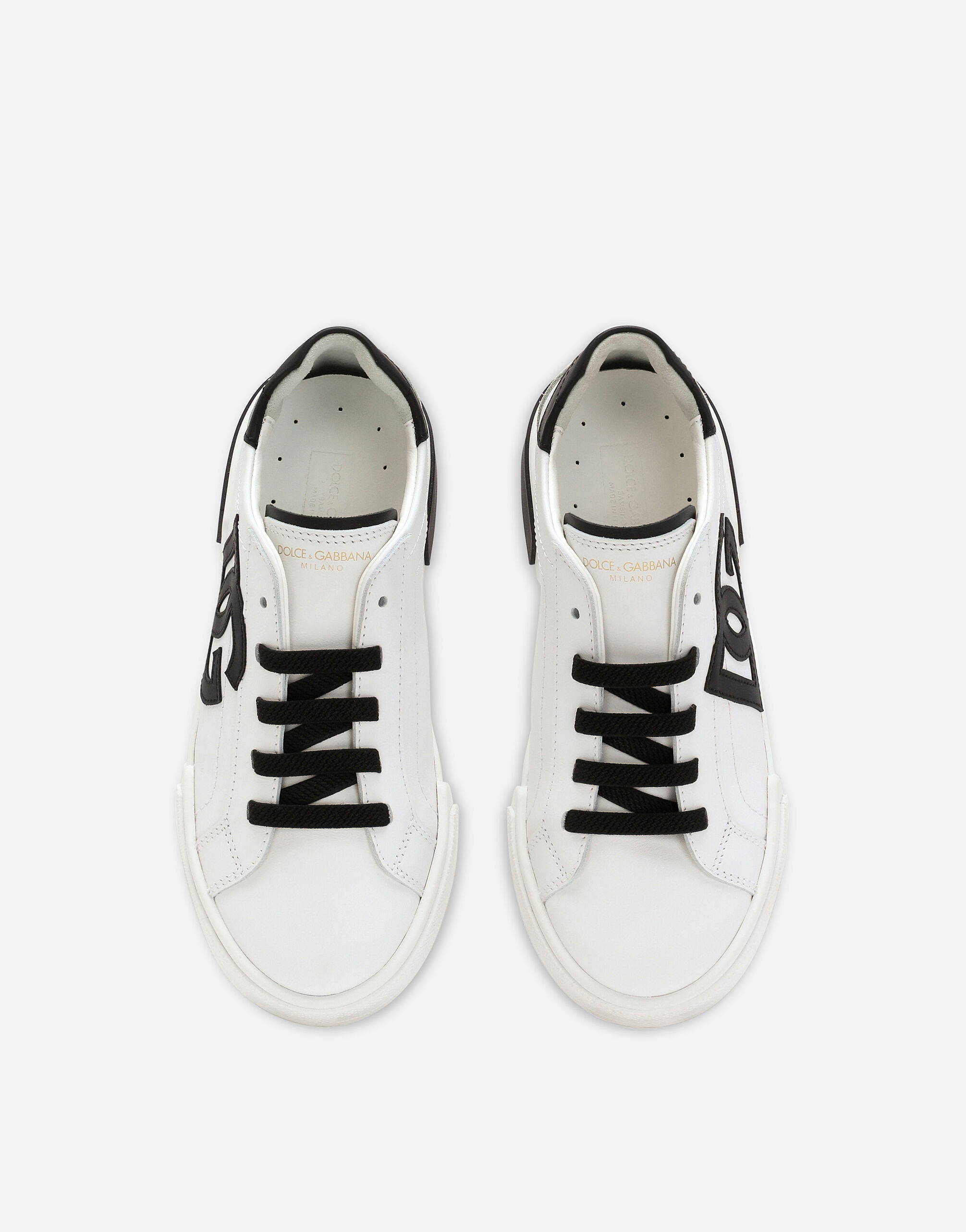 Dolce&gabanna Portofino vintage calfskin sneakers