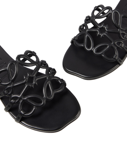 LOEWE
Petal Anagram leather slides
