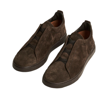 ZEGNA
Triple Stitch Sneakers Full Brown Suede