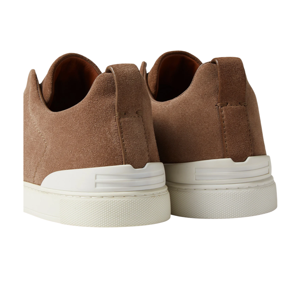 ZEGNA BEIGE SUEDE TRIPLE STITCH™ SNEAKERS