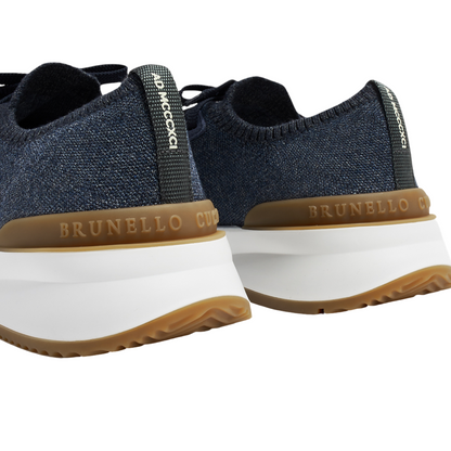 BRUNELLO CUCINELLI
Cotton chiné knit sneakers