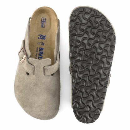 Birkenstock Boston Soft Fotbed Velvet Leather