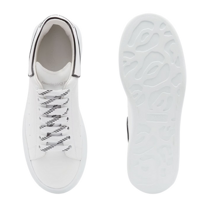Alexander McQueen Oversized White Black Trim