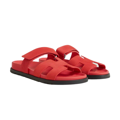 Hermes Chypre Sandal Rose/Vermillon