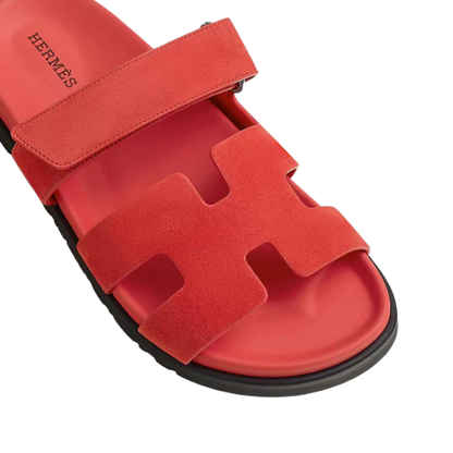 Hermes Chypre Sandal Rose/Vermillon