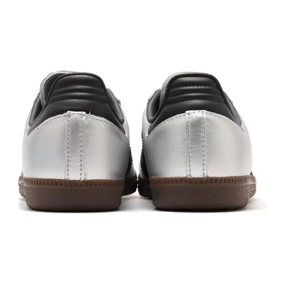 adidas Samba OG Silver Metallic Black Gum