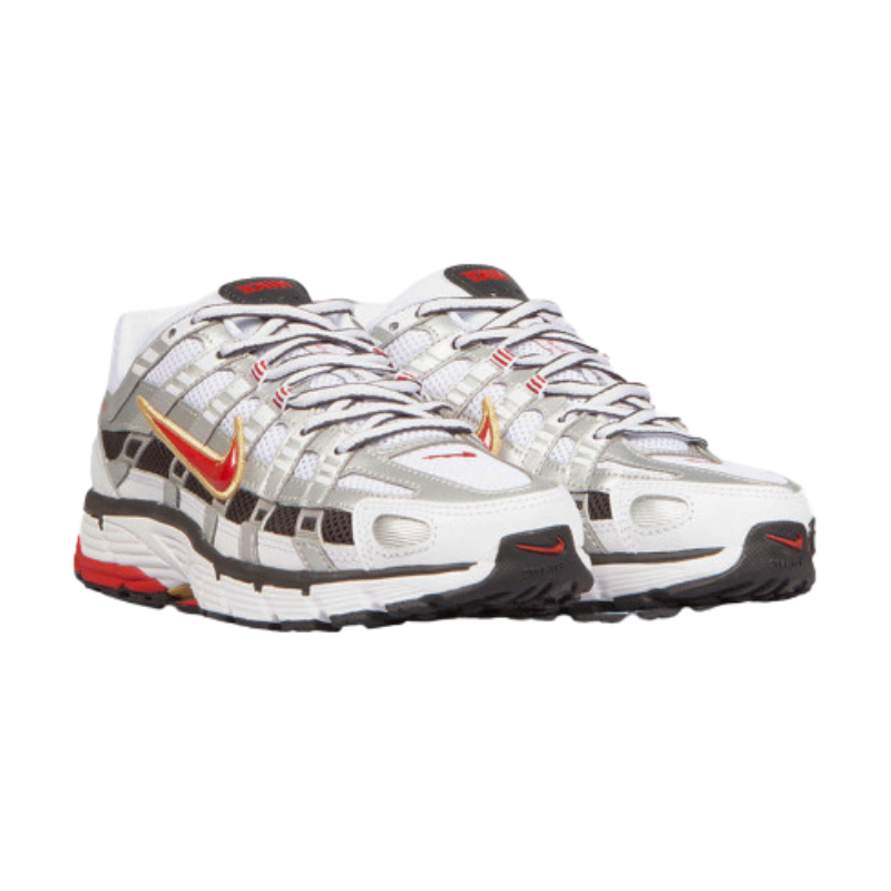 Nike P-6000 Platinum Varsity Red