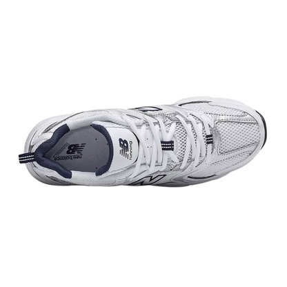 New Balance 530 White Silver Navy