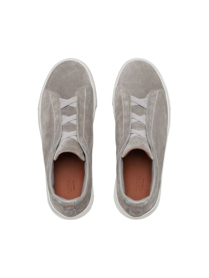 Zegna Triple Stitch Sneakers Grey